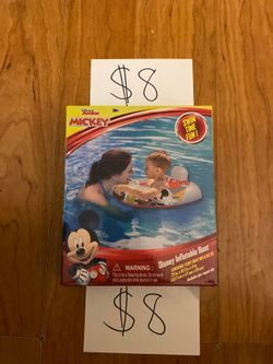 $8 New! Disney Junior Mickey Mouse - inflatable Boat