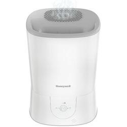 Honeywell 1.5 gal. 500 sq ft Filter Free Warm Mist Humidifier with Essential Oil Cup, with box, sanitized with vinegar, good condition, works great
