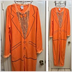 Dunb And Dumber “Lloyd” Tuxedo Pajama / Halloween Onesie Adult Size Large
