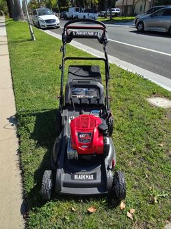 Black max mower