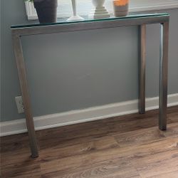 Glass Console Sofa Table