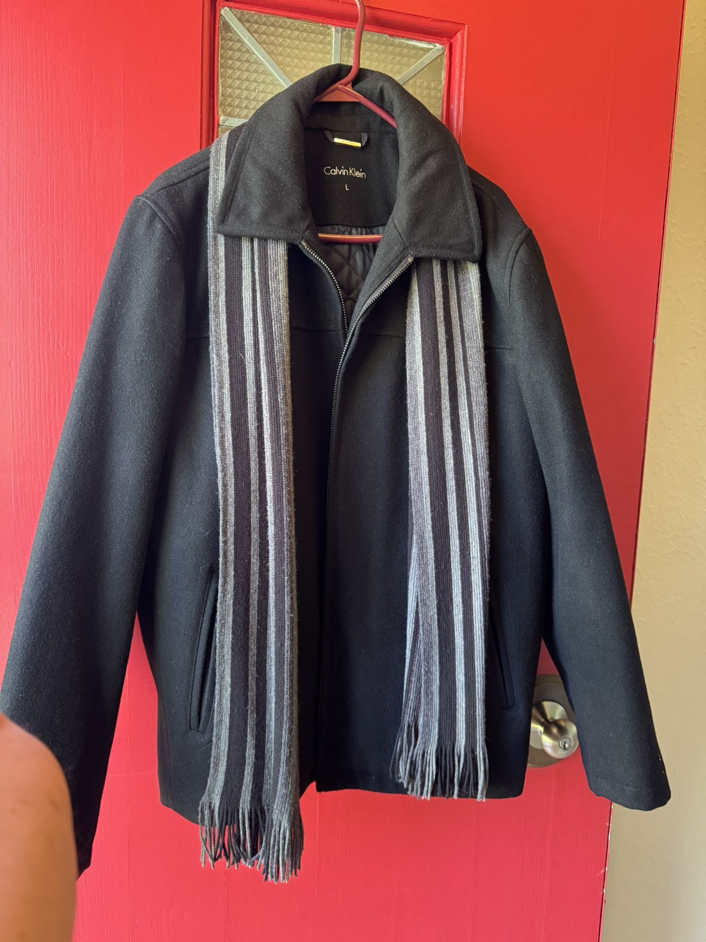 Men’s Wool Calvin Klein Jacket (Large)
