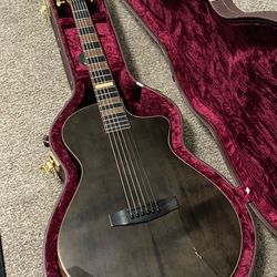 Cort Modern Black Acoustic-Electric Guitar