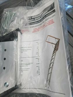 Aluminum Attic Ladder with Hardware