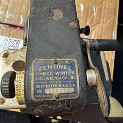 Antique Check Writer