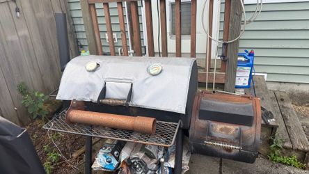 Free Oklahoma Joe Offset Smoker/Grill