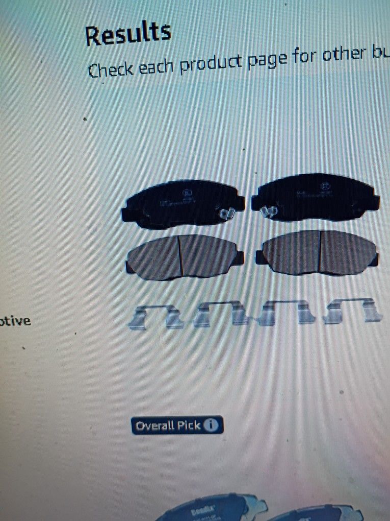 D465A Front Ceramic Brake Pads