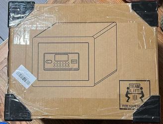 New in box Safe Box Digital Keypad Home Safe With Smart Alarm System 9.84*13.78*9.84”