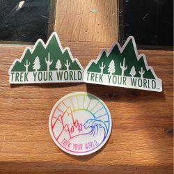 Trek Your World Decals