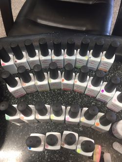 Complete ombré ombre gel polish set vertical horizontal Ombre design