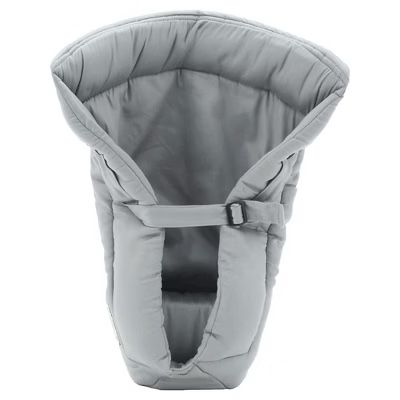 Ergobaby Infant Insert - Easy Snug Baby Carrier Insert For Newborns - 360 Insert For 4 Months - Gray 7-12 Lbs