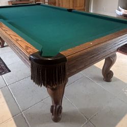 Olhausen Pool Table, New Cloth Any Color