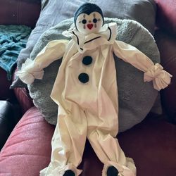 Pierrot Wood Block Doll