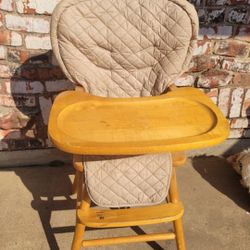Wooden High Chair

