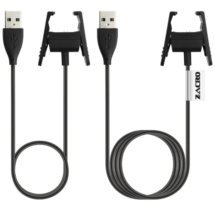 Zacro USB charger cable for Fitbit Charge 2