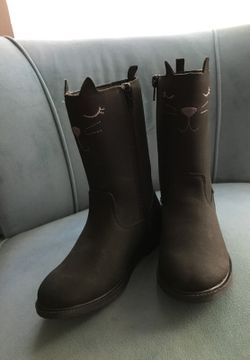 Girls cat boots size 12