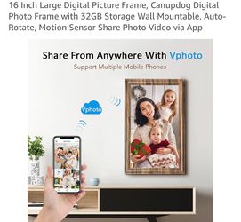 16 inch digital photo frame