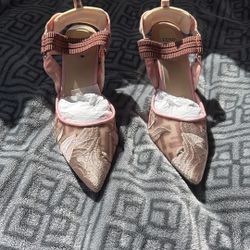 Fendi Colibri Slingback Pumps Size 39 Women’s 