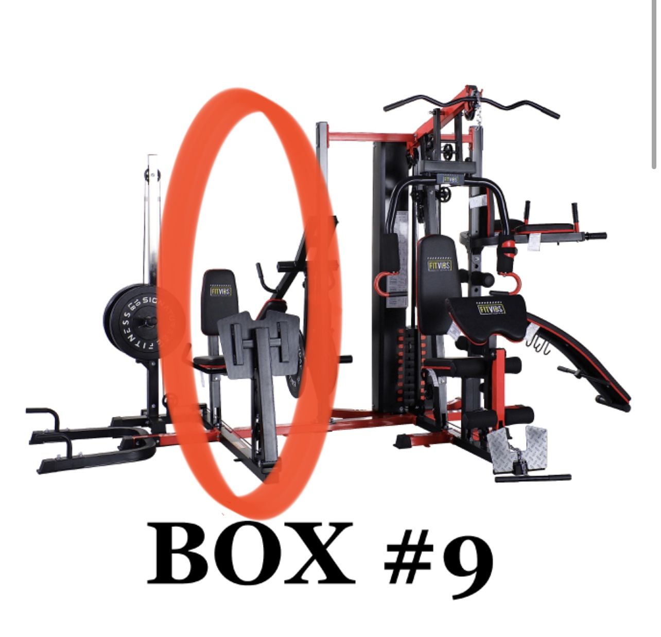 Signature Fitness Home Gym System Only box 9 (Watch only what is shown)✅