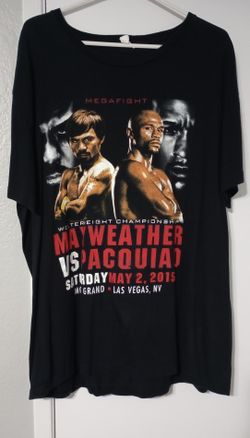 Mayweather Vs Pacquiao Shirt 2XL