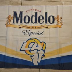 Modelo Rams Flag 5ftx3ft $20 Firm On Price