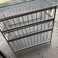Three  Storage Shelves With Drawers For Hanging Or Sitting On The Floor