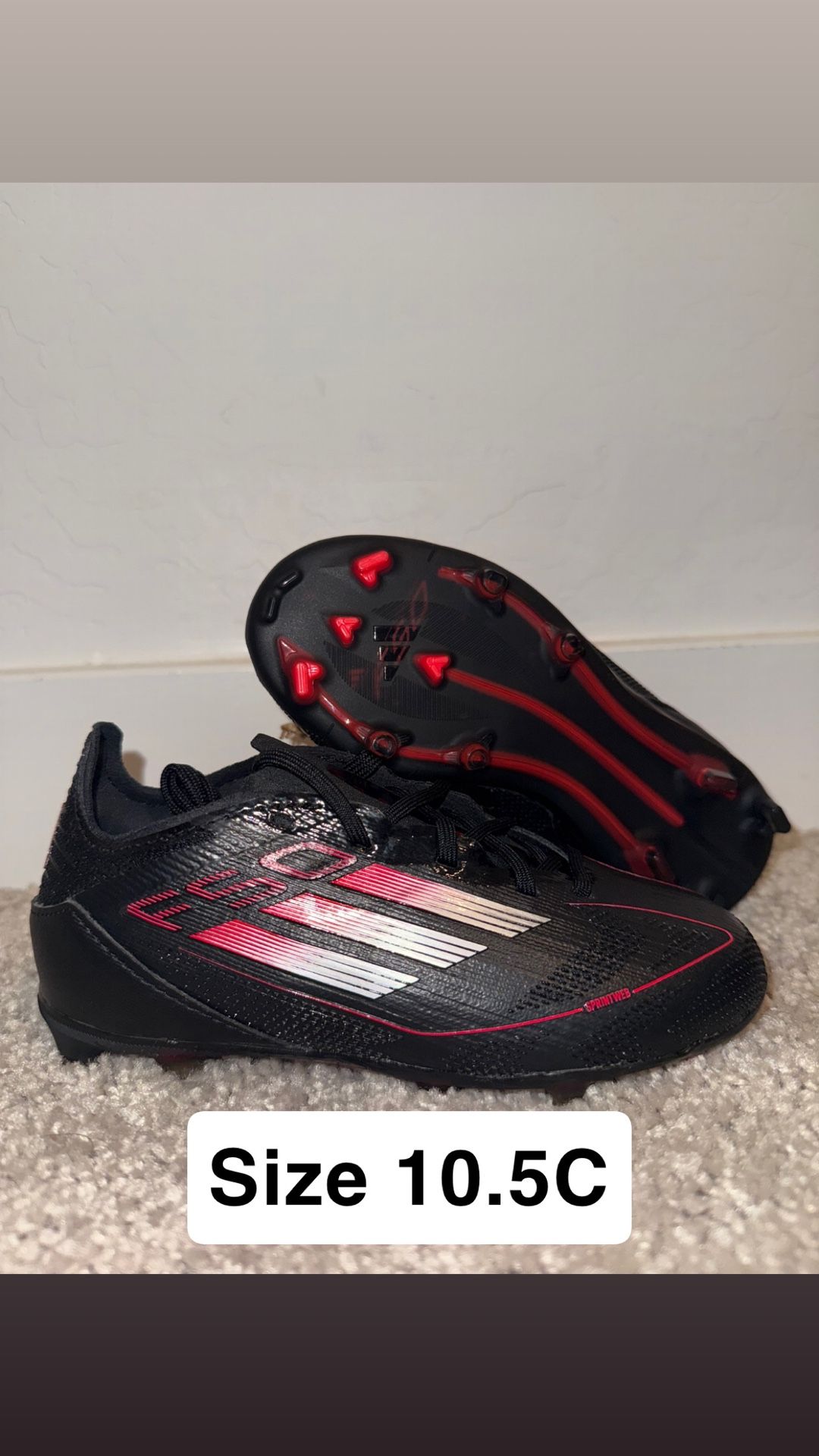Adidas F50 Elite Size 10.5C Kids Soccer Shoes