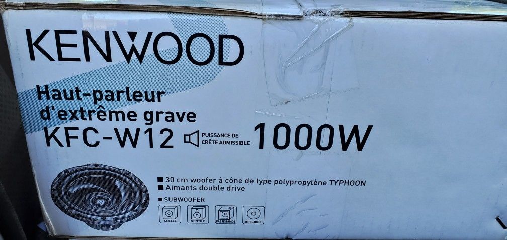2 Kenwood Subs Brand New