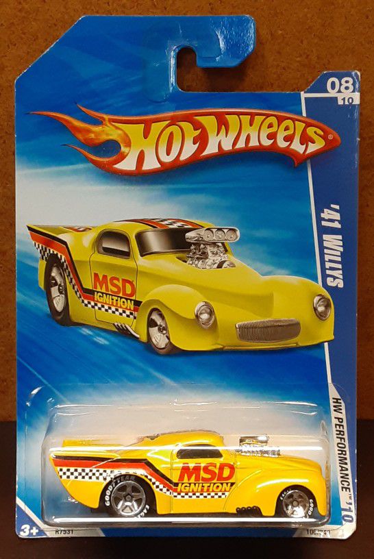 2009 Hot Wheels 1:64 Scale HW Performance • '41 Willys "MSD Ignition"