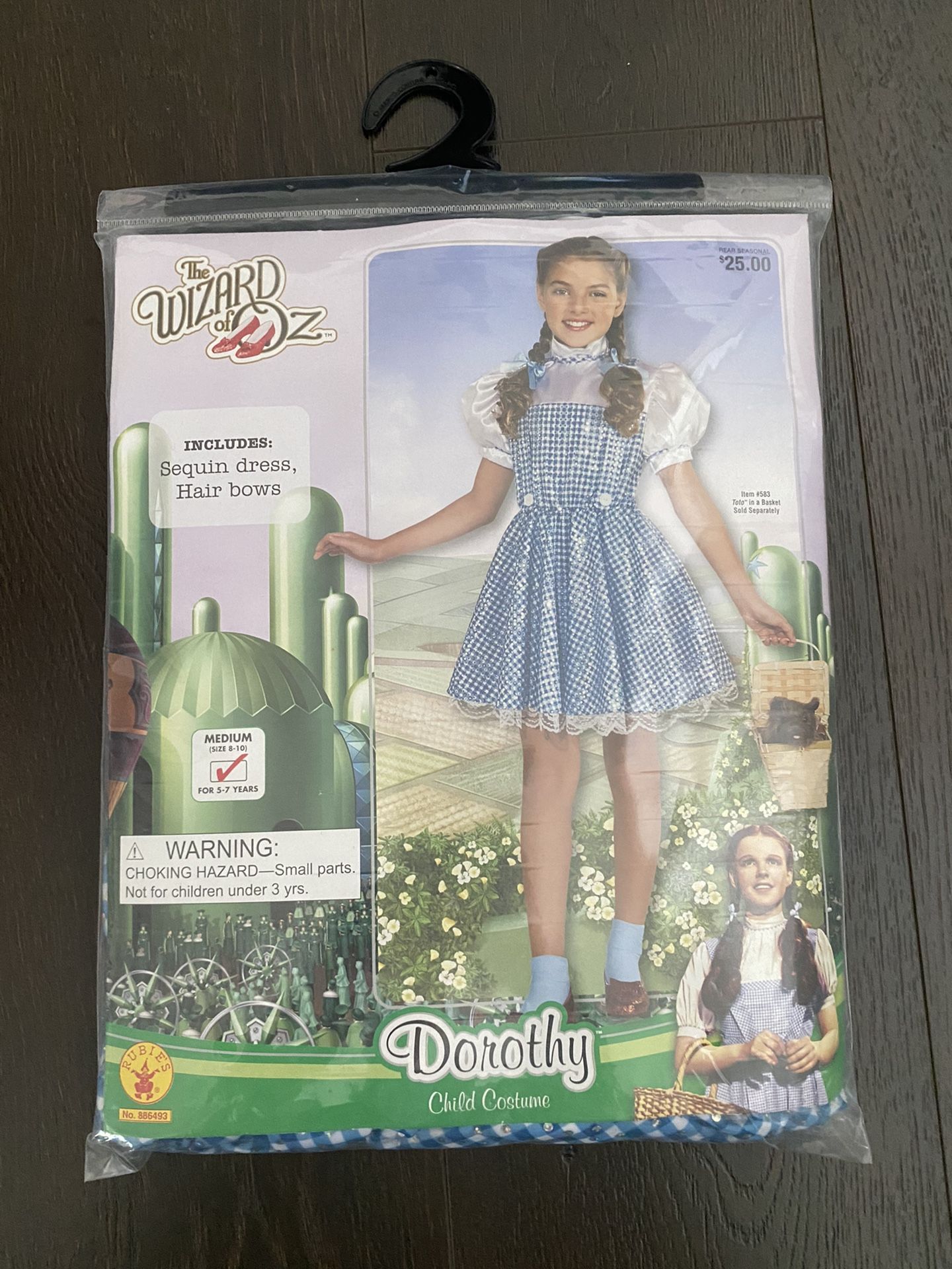 Wizard Of Oz Dorothy Halloween Costume 