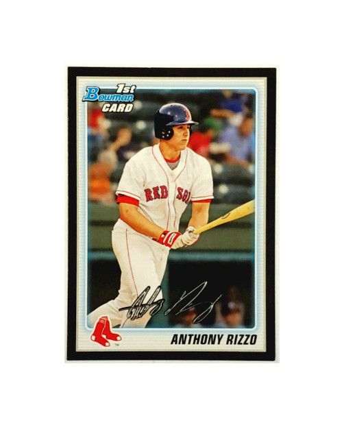 ANTHONY RIZZO 1ST BOWMAN BLACK BORDER REDEMPTION 2010 BOWMAN #BP101, RED  SOX for Sale in Queens, NY - OfferUp