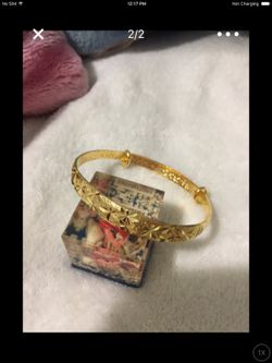 Gold Plated Bangle never used