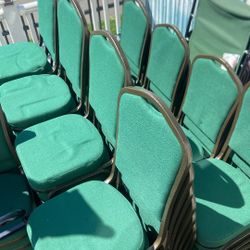 50 Padded Banquet Chairs – Stackable Event/Church Chairs (Bulk Deal)