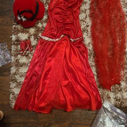 Red Flapper Halloween Costume