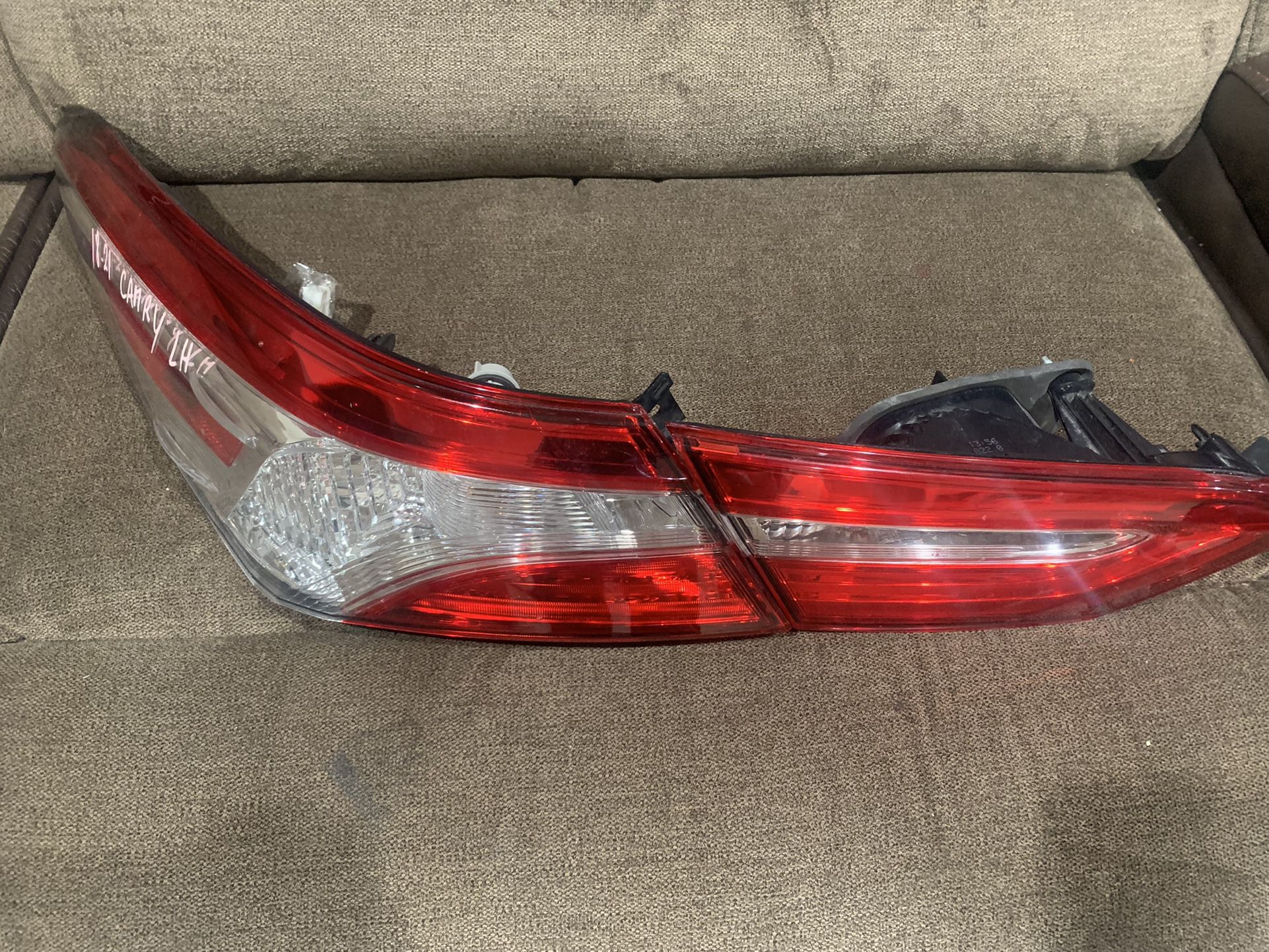2018 - 2022 Camry Rear Tail Light Driver’s Side. 