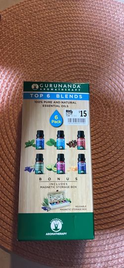 Gurunanda Top 6 Essential Oil Blends Set