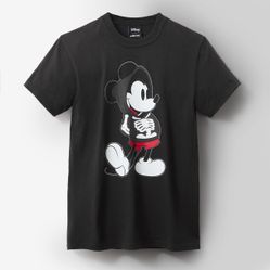 Mickey Mouse Skeleton Disney Bobby Kim T-Shirt for Adults – Black – Limited Release Sz XL