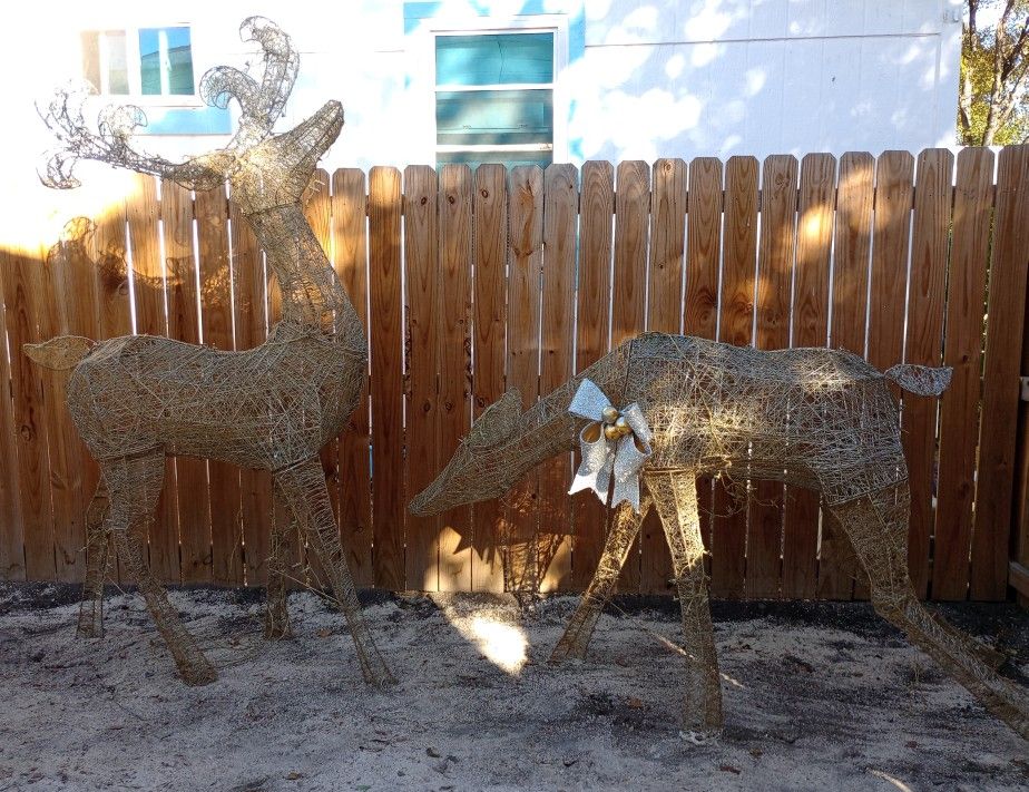 Two Reindeer's  See Picture 