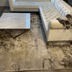 Cream Sectional *Pillows NOT included*