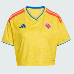 Women’s cropped Adidas Colombia National Team Soccer Jersey