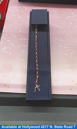 Tennis Bracelet - Yellow Gold 14k (.585) 7.8 grams 7 inch