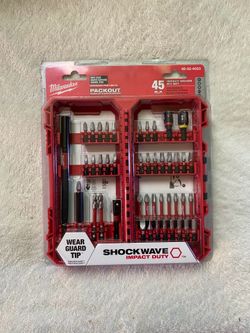 🔴⚫️SHOCKWAVE Impact Duty Alloy Steel Screw Driver Bit Set (45-Piecemeal