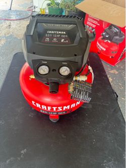 🔥 Like New CRAFTSMAN 6-Gallon 150 PSI Oil-Free Pancake Air Compressor 🔥