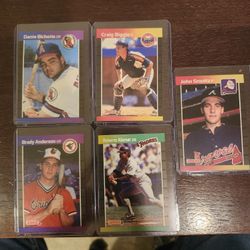 5 1989 Donruss Rookie Cards Mint/NM READ DISCRIPTION