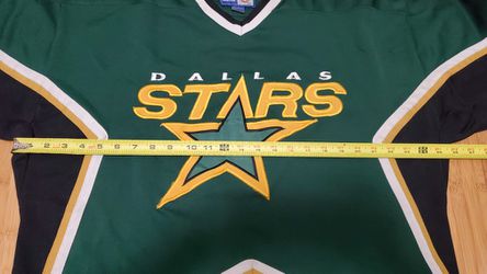 Mens Vintage Dallas Stars CCM NHL Jersey Green Hockey Jersey 