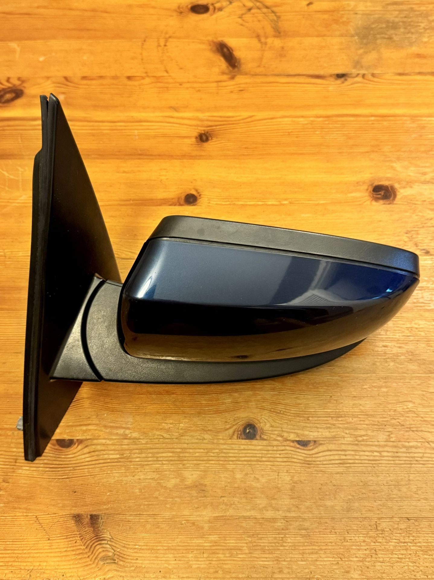 09-13 BMW X5 E70 LCI SIDE MIRROR ASSEMBLY DRIVER LEFT BLUE(No Mirror)