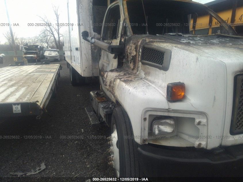 GMC 7500 with Isuzu 7.8 engine - fire damaged- for parts only