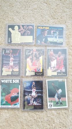 Upperdeck Jordan baseball and basketball cards