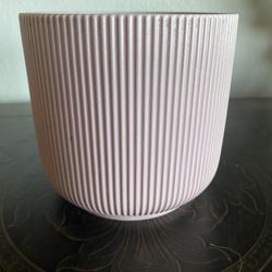 Pink Ceramic Vase Planter
