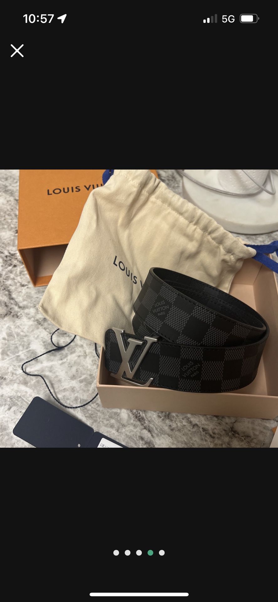 Authentic Louis Vuitton Belt 